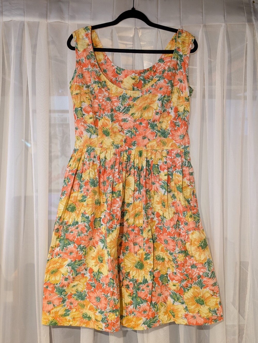 Vintage 1950s Floral Sundress
